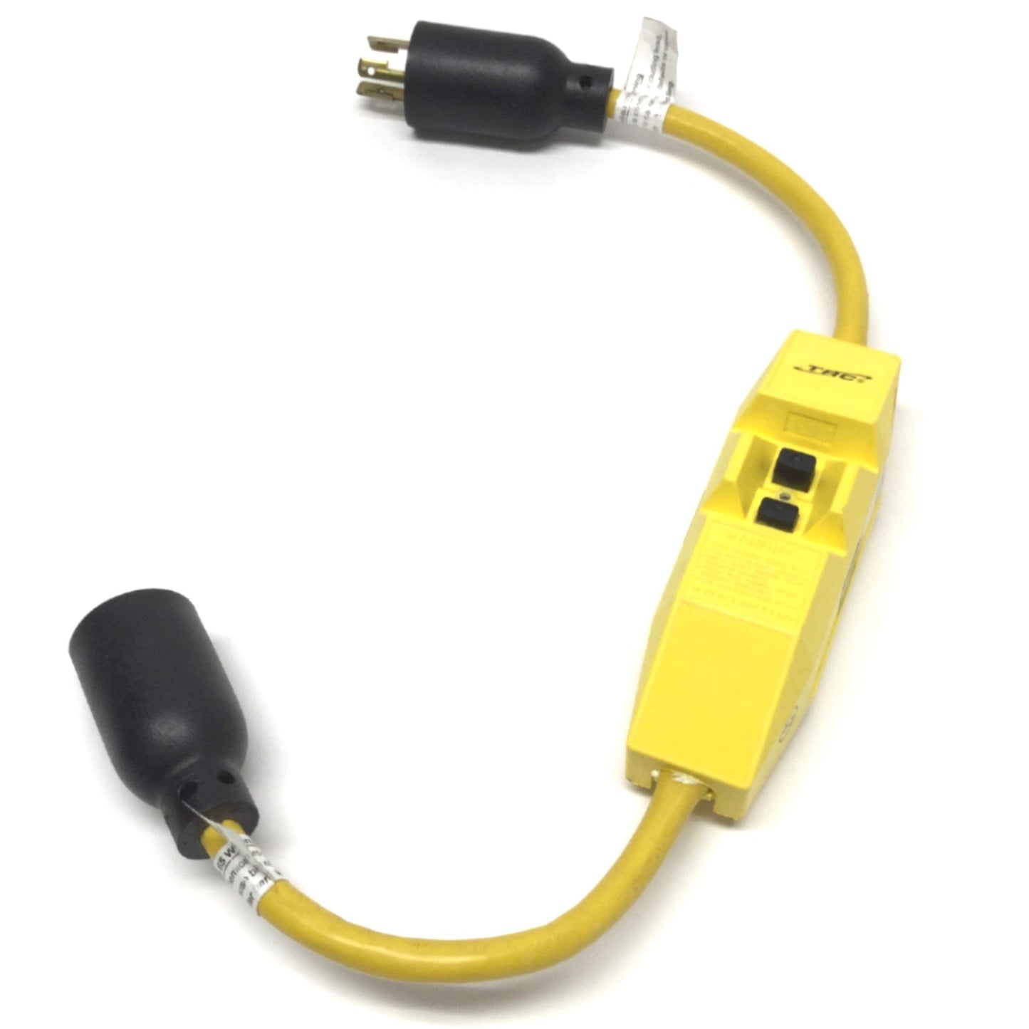 Used TRC 25080L-2-002L Portable Inline Cord GFCI 120V 50/60Hz 20A Twist-Lock 3-Pole