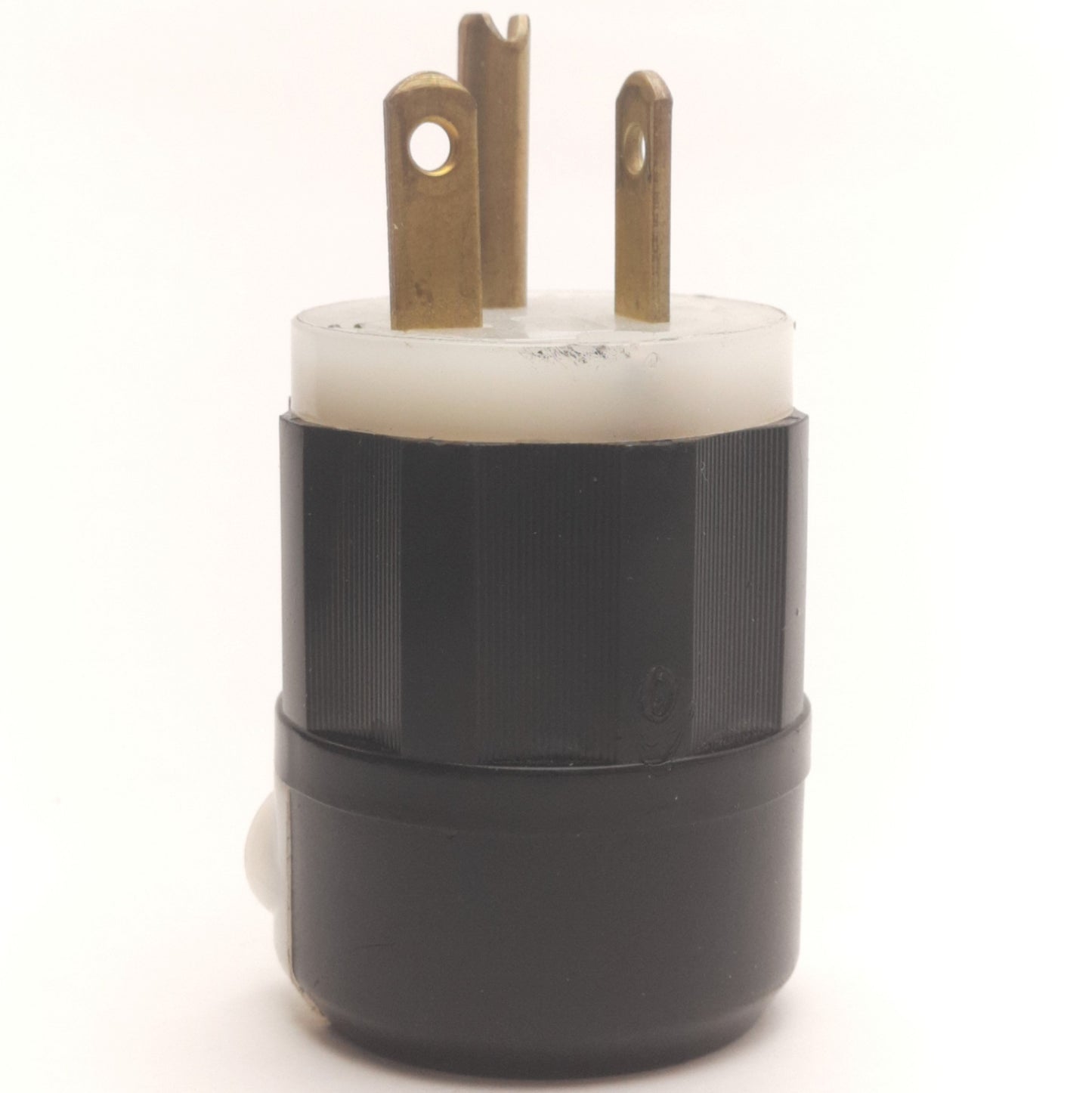 Used Leviton 5366-C Male AC Plug, 2-Pole, 3-Wire Grounding, 20A, 125VAC, NEMA 5-20P