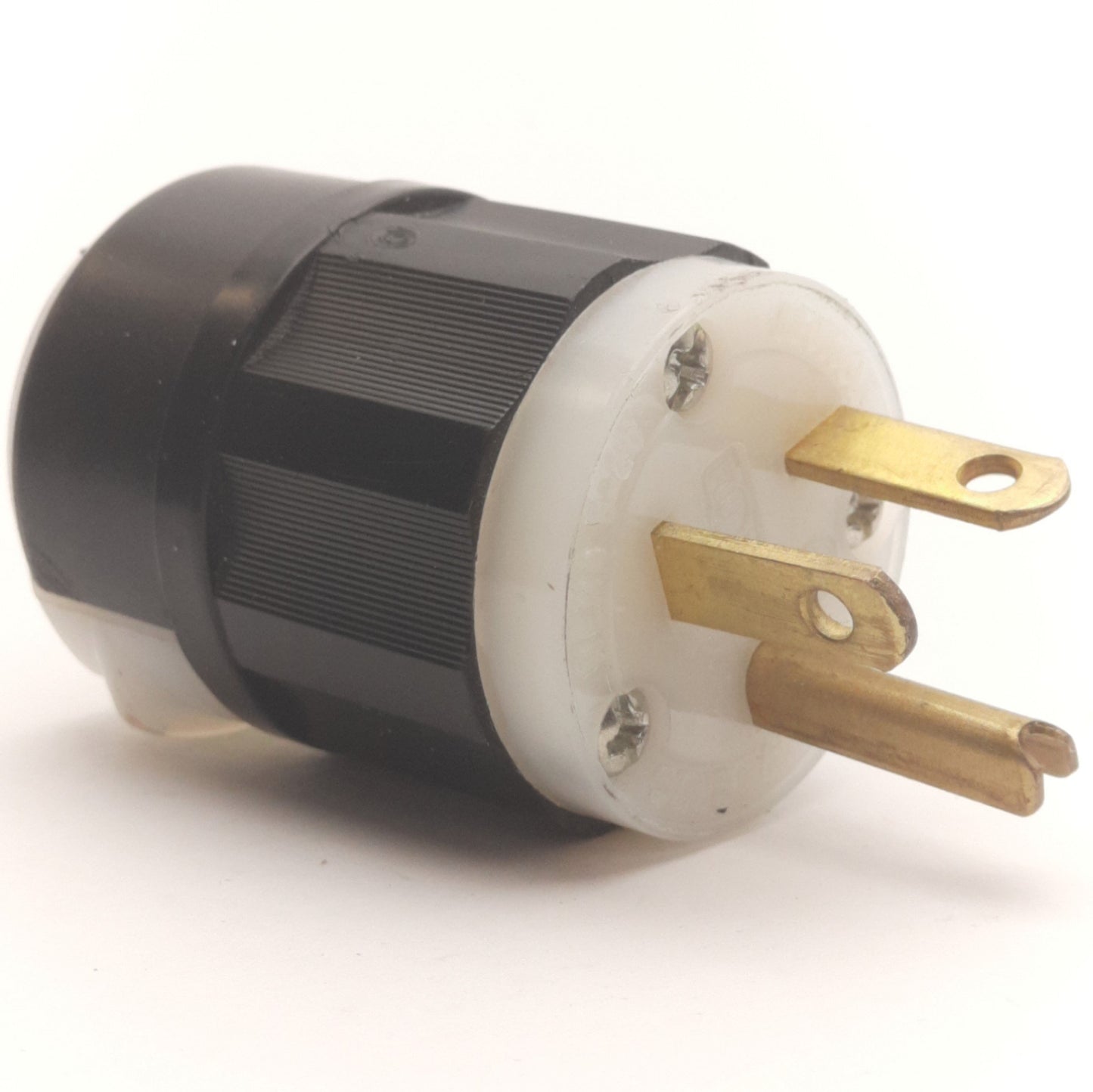 Used Leviton 5366-C Male AC Plug, 2-Pole, 3-Wire Grounding, 20A, 125VAC, NEMA 5-20P