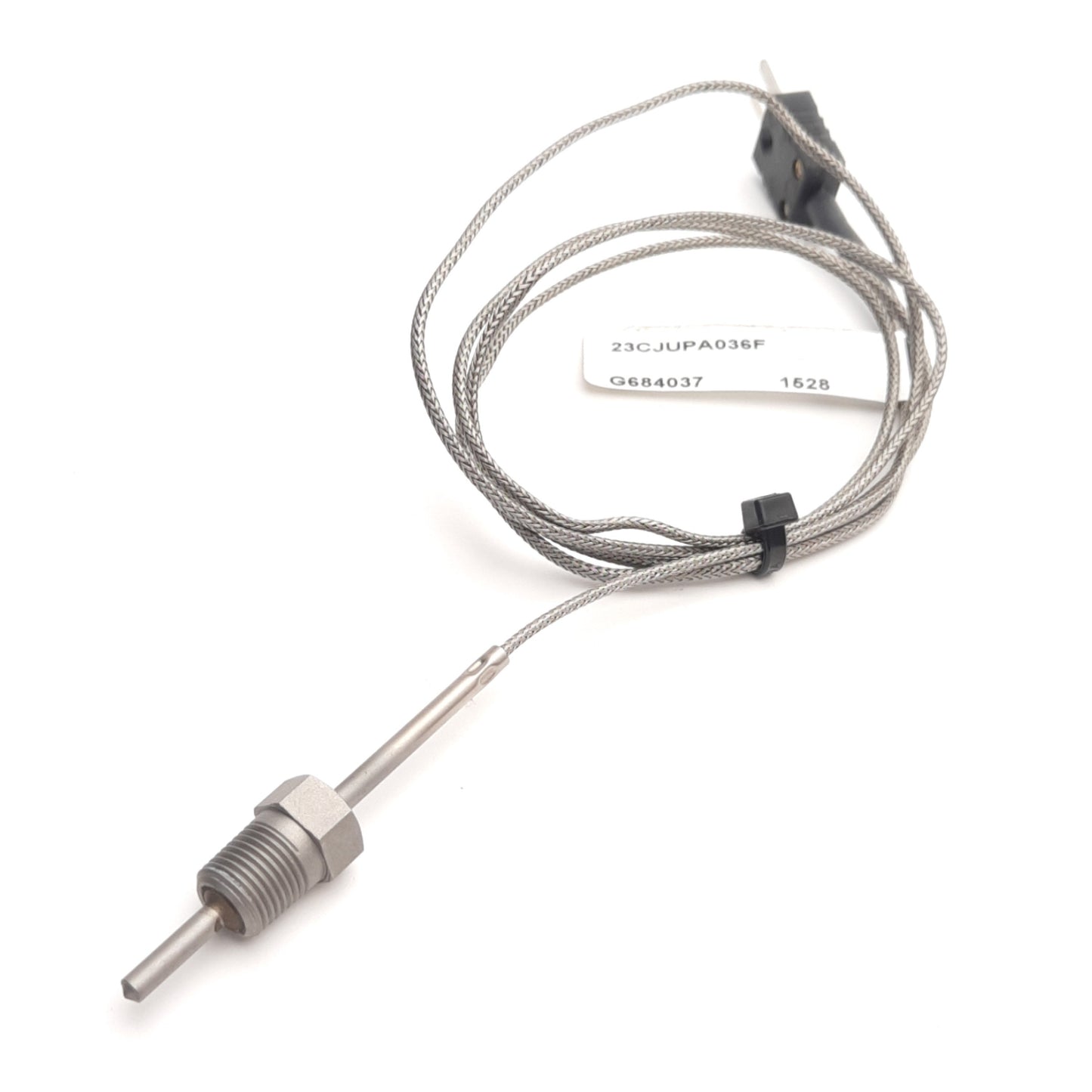 Used Watlow 23CJUPA036F Thermocouple Type J, 0.125" x 1/2", 1/8" NPT, 36" Leads