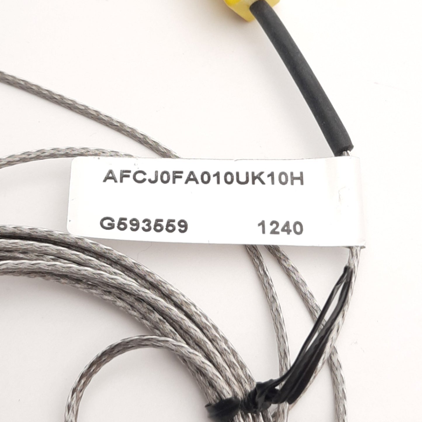 Used Watlow AFCJ0FA010UK10H Thermocouple Type K, 0.032 x 1" Sheath, 120" Leads