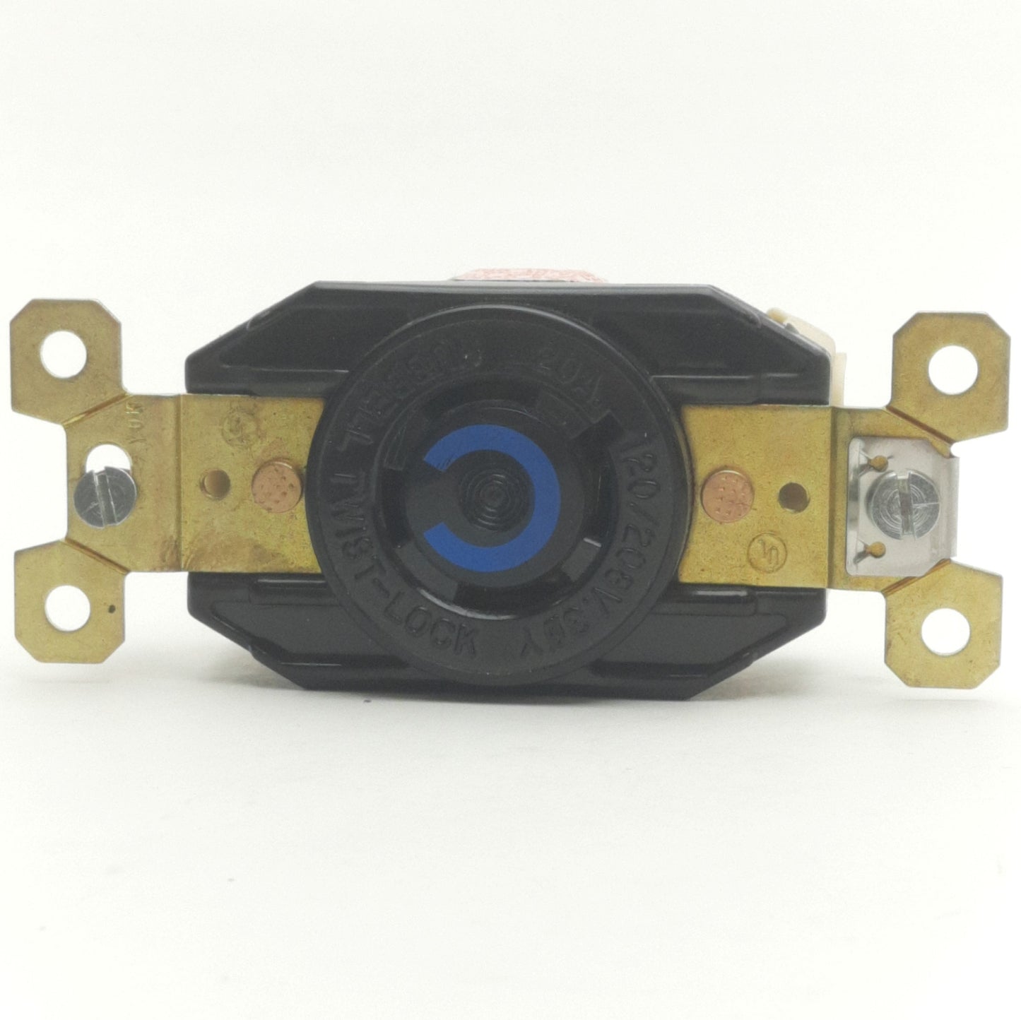 Used Hubbell HBL2440 Twist-Lock Receptacle, 4-Pole, 4-Wire, 20A, 208VAC, L18-20R