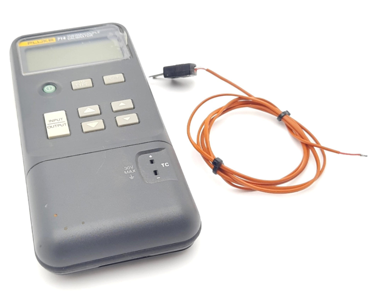 Used Fluke 714 Thermocouple Calibrator 24V 22mA, -10-75mV, 0.01mV -200 - 1800°C