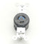 Used Hubbell HBL4560 Twist-Lock Receptacle, 2-Pole, 3-Wire, 15A, 250VAC, NEMA L6-15R