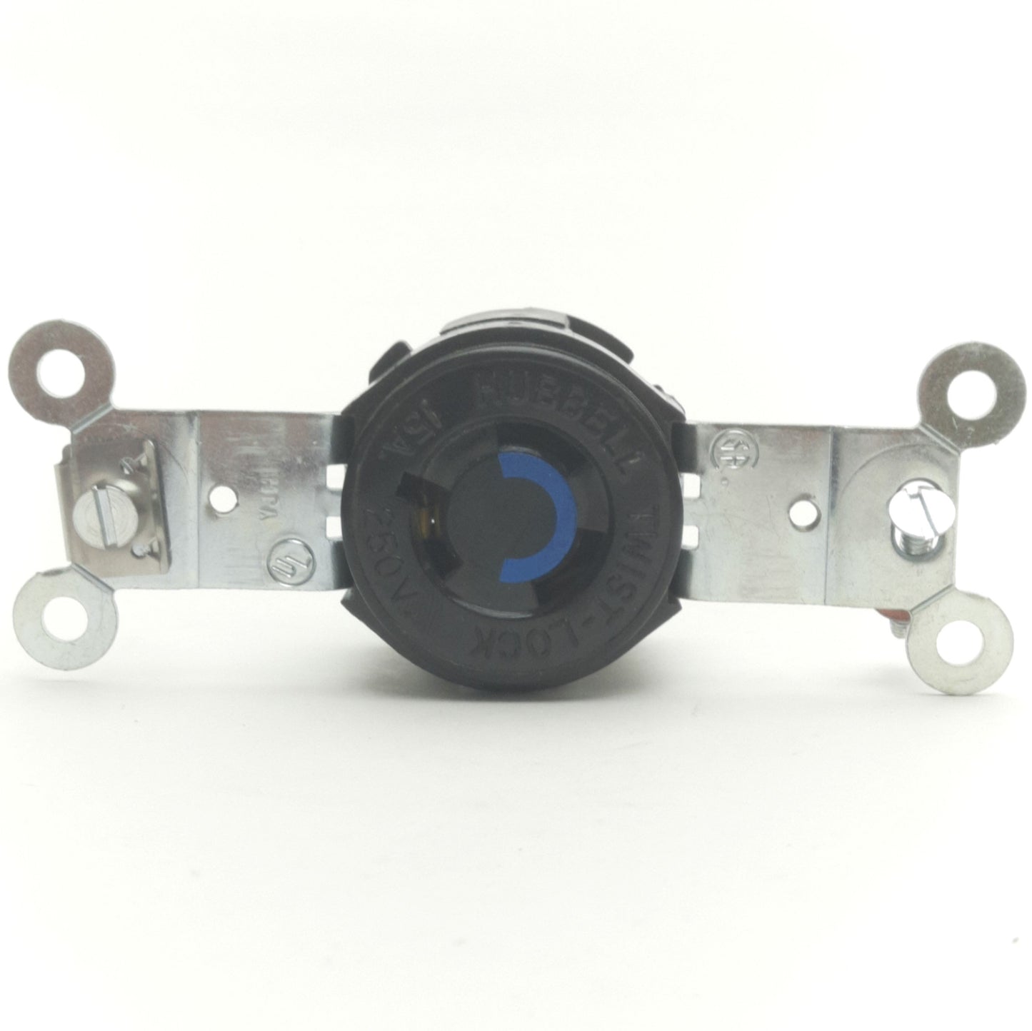 Used Hubbell HBL4560 Twist-Lock Receptacle, 2-Pole, 3-Wire, 15A, 250VAC, NEMA L6-15R