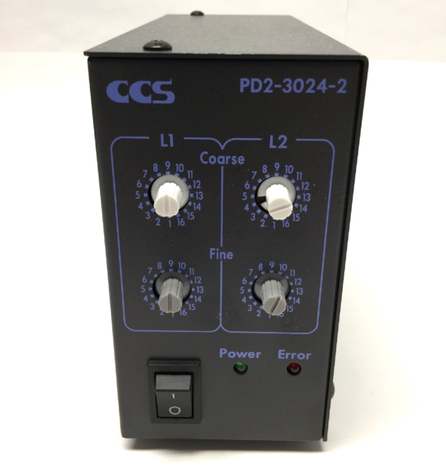 Used CCS PD2-3024-2 LED Light Control Power Supply 2-Channel 100-240VAC In, 24VDC Out