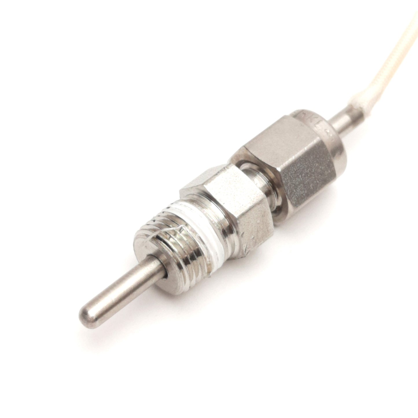 Used Watlow 20CJFUD012A Type J Thermocouple 1/8" x 2" Sheath 1/8" NPT, Mini-Male Plug