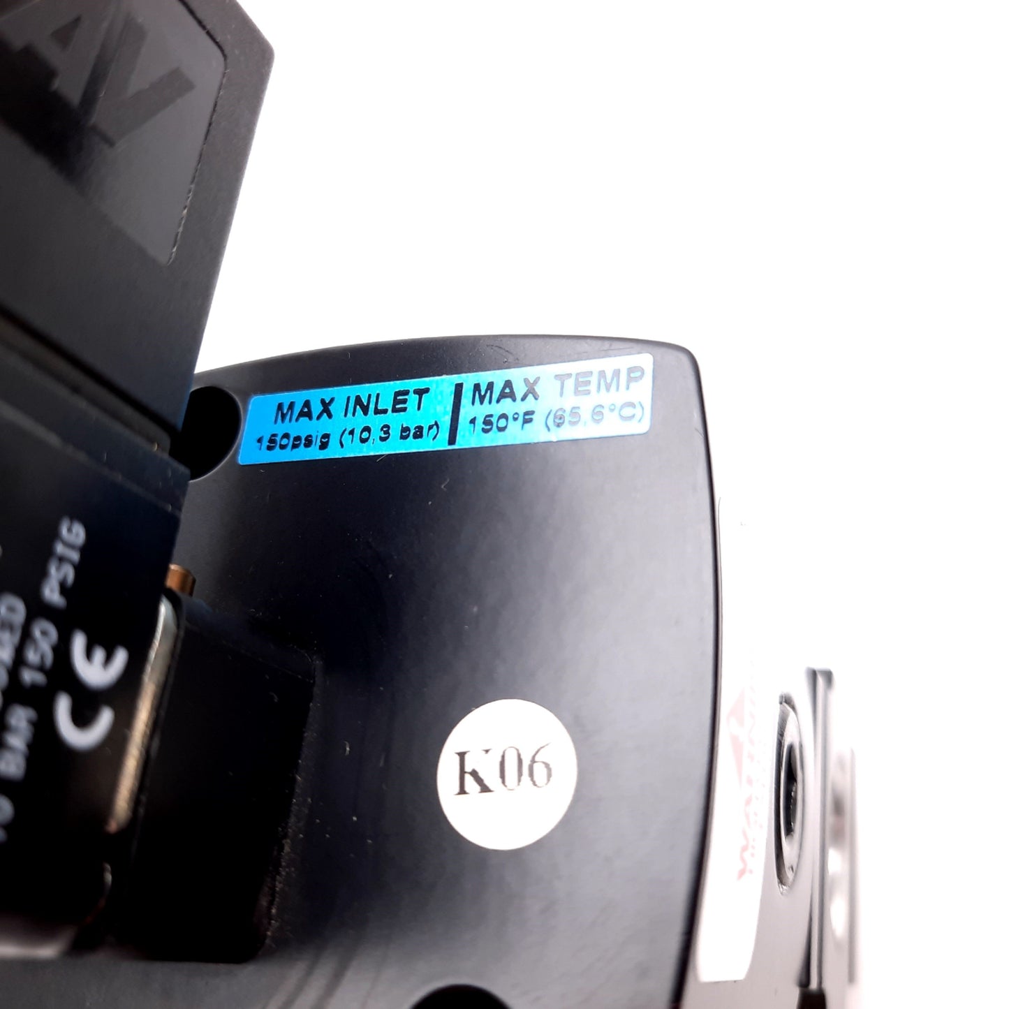 Used Wilkerson E18-04-EC00 Slow-Start Quick Dump Valve, 24VDC, 150psi Max, 1/2" NPT
