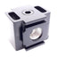 Used Wilkerson N18-04-0000 Diverter Block, In/Out Ports: 1/2" NPT, Aux Port: 3/8" NPT