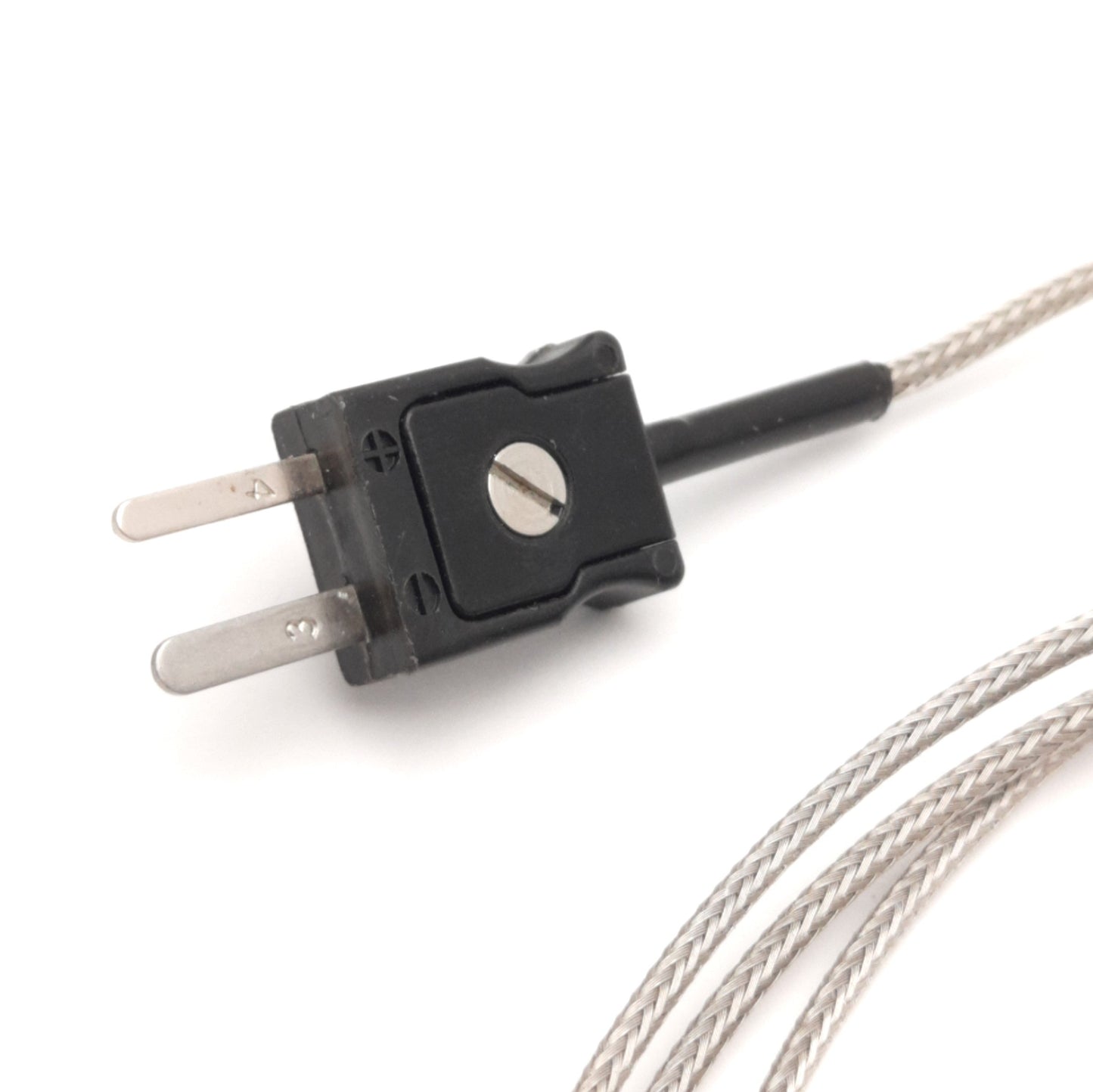 Used Watlow AF-2014168 Type J Thermocouple 0.063" x 2" Sheath, 1/8" NPT, 11Ft Lead