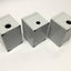 Used Lot of 3 Hoffman Q2PBPCDM Pushbutton Box Enclosures Polycarbonate *Holes Added*