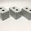 Used Lot of 3 Hoffman Q2PBPCDM Pushbutton Box Enclosures Polycarbonate *Holes Added*