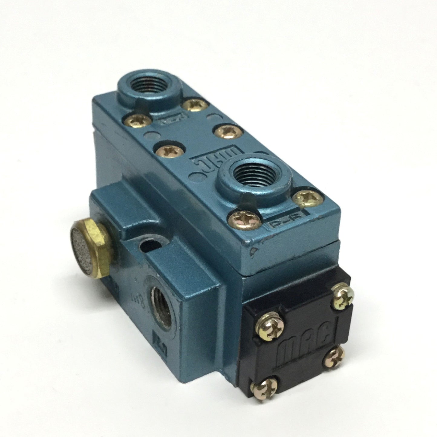 Used MAC 921B-RA Solenoid Valve 4-Way, 2-Position, 1/8" NPT, 10-150psi Air Pilot