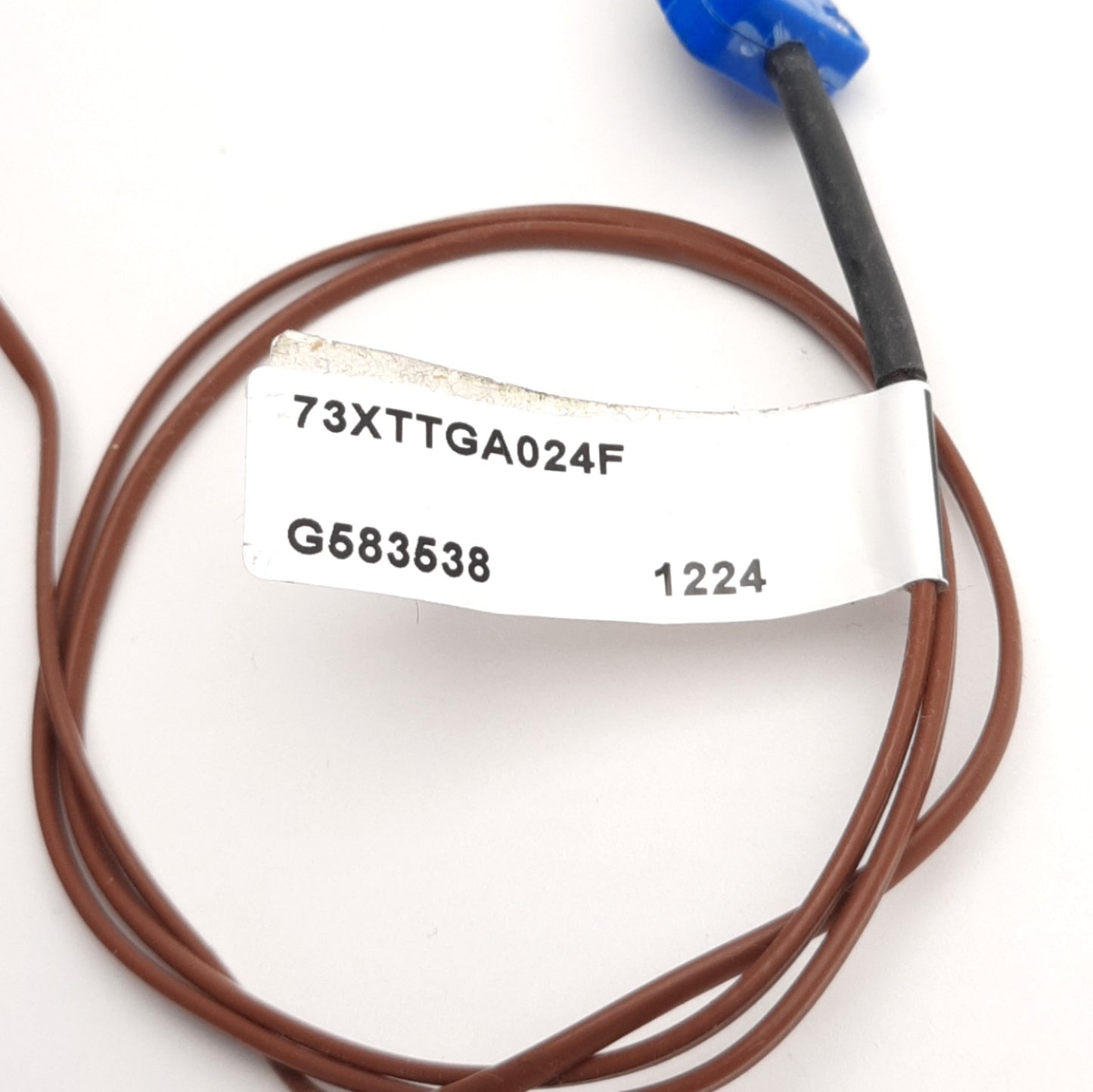 Used Watlow 73XTTGAS024F Thermocouple Type T, No. 6 Stud, 24" PFA Leads, Mini-Plug