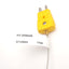 Used Watlow AC-2006449 Thermocouple Type K, 0.063" x 15" Sheath, 1/8" NPT, Ungrounded