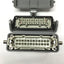 Used Harting HAN 10HvE Bulkhead Hood Housing Connector 10-Pin Male & Female, 830V 16A