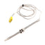 Used Watlow 10DKSDB048F Type K Thermocouple, 6" Spring, 7/16" Cap, 0.31" Drill Point