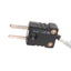 Used Watlow 70XJBGD096F Type J Thermocouple 1/4" Ring, 8Ft Leads, Grounded, Mini Plug