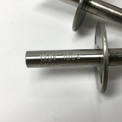 New – Open box Lot of 2 Watlow E1E42 Flanged Firerod Cartridge Heaters 120V, 100W, Ø1/4 x 1.25"