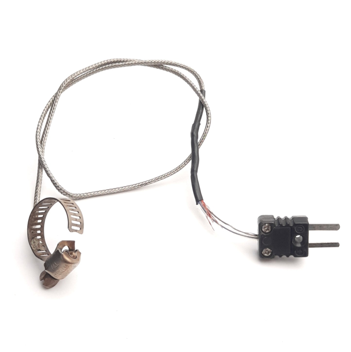 Used Watlow 72XJSGA16F Type J Band Thermocouple 3/4" Diameter,16" Leads, *Cut Band*