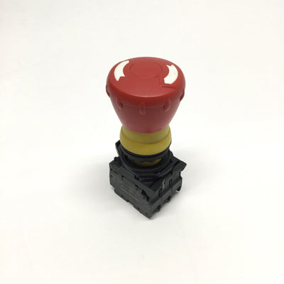 Used Allen Bradley 800FP-MT44 Emergency E-Stop Pushbutton Twist-Release 2NO-1NC