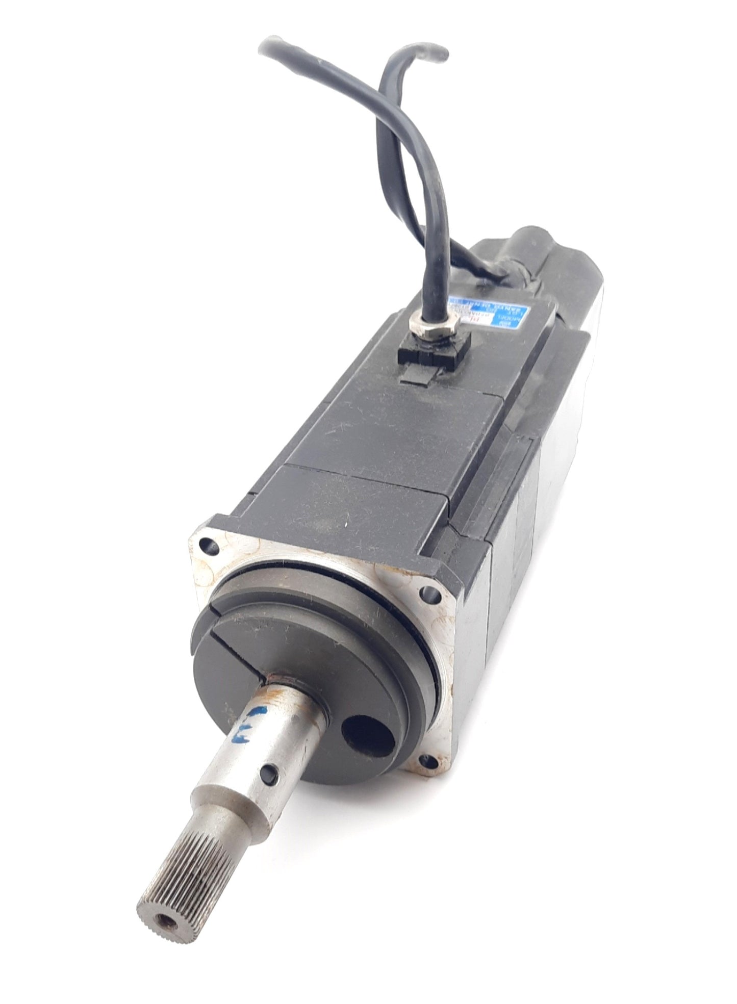Used SANYO DENKI 65BM030HBRSA BL Super AC Servomotor, 16mm Shaft, 200VAC, for A50F