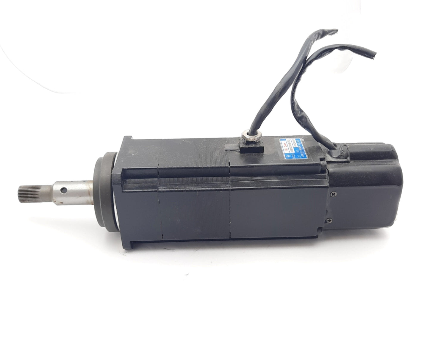 Used SANYO DENKI 65BM030HBRSA BL Super AC Servomotor, 16mm Shaft, 200VAC, for A50F