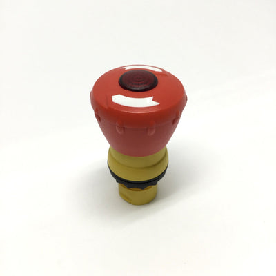 Used Allen Bradley 800FP-LMT44 Illuminated Emergency E-Stop Pushbutton Operator Ø40mm