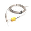 Used Watlow AFCJ0FA013UK100 Type K Thermocouple 0.032" x 1-3/8", 10Ft Leads
