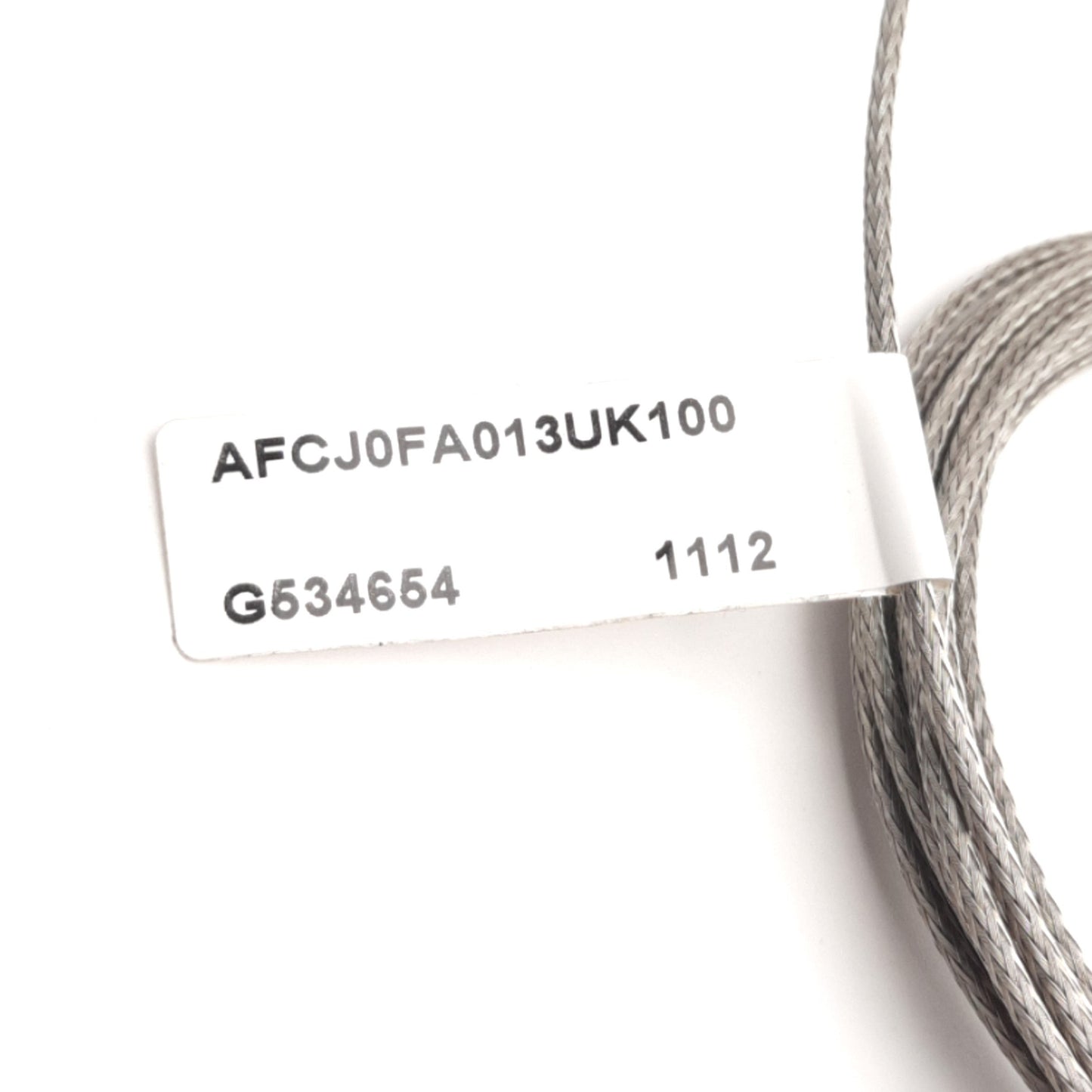Used Watlow AFCJ0FA013UK100 Type K Thermocouple 0.032" x 1-3/8", 10Ft Leads