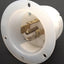 Used Lot of 2 Hubbell 231A Flanged Inlet Twist Lock, 20A, 120/208VAC, 4-Pole, 5-Wire