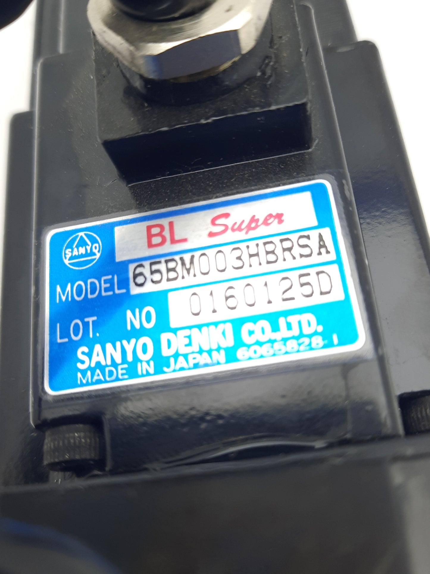 Used SANYO DENKI 65BM003HBRSA BL Super AC Servomotor 200VAC for A50F