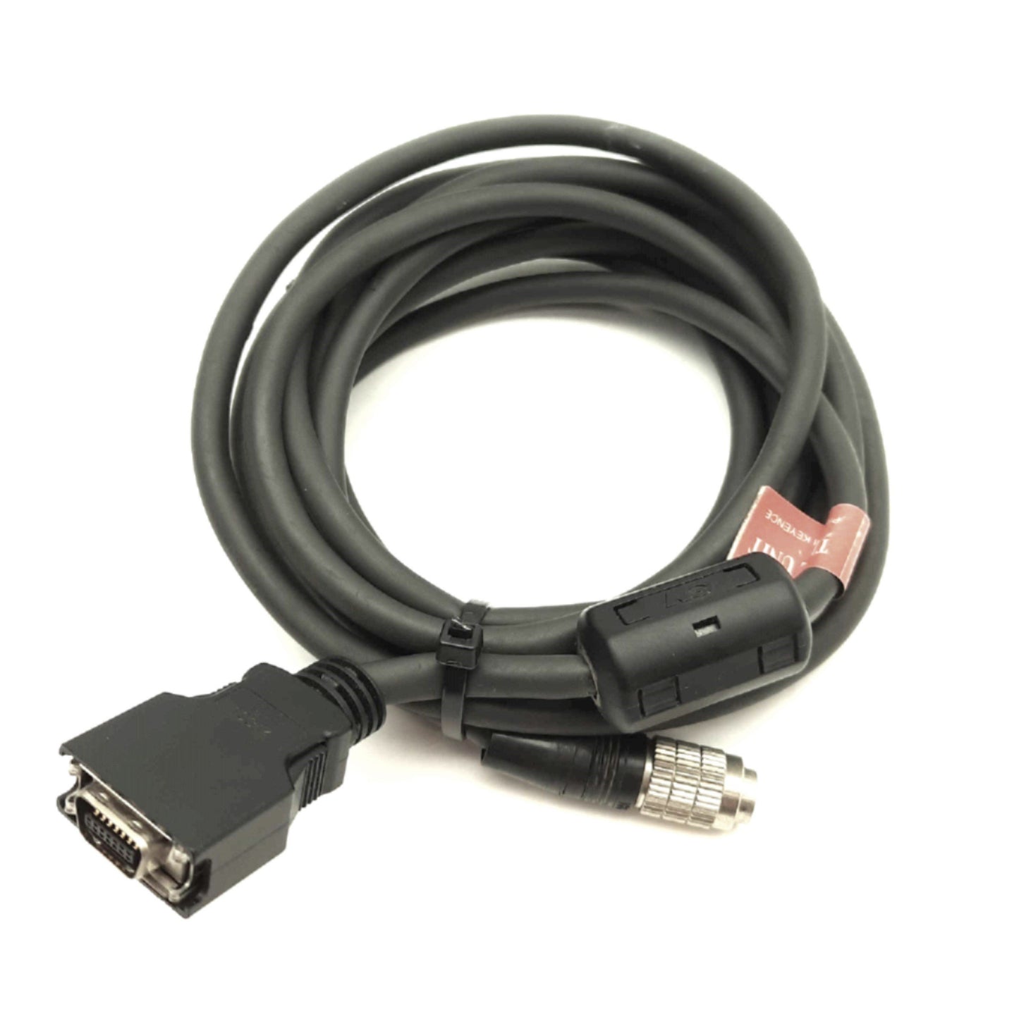 Used Keyence CV-C3 Camera Cable 16-Pin Round QD to 14-Pin Centronic 3m CV-2000/3000