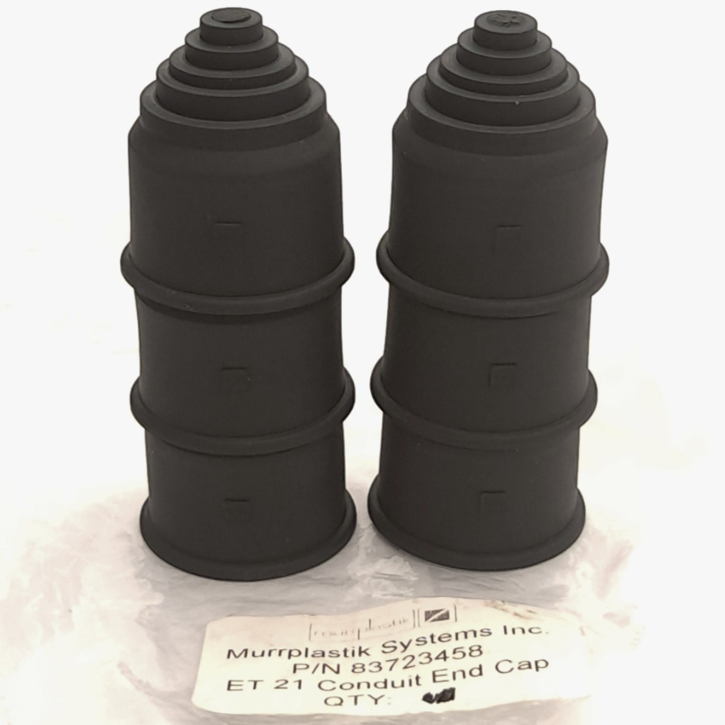 New – Open box Lot of 6 Murrplastik 83723458 Conduit End Grommet, For M25/P21 Conduit