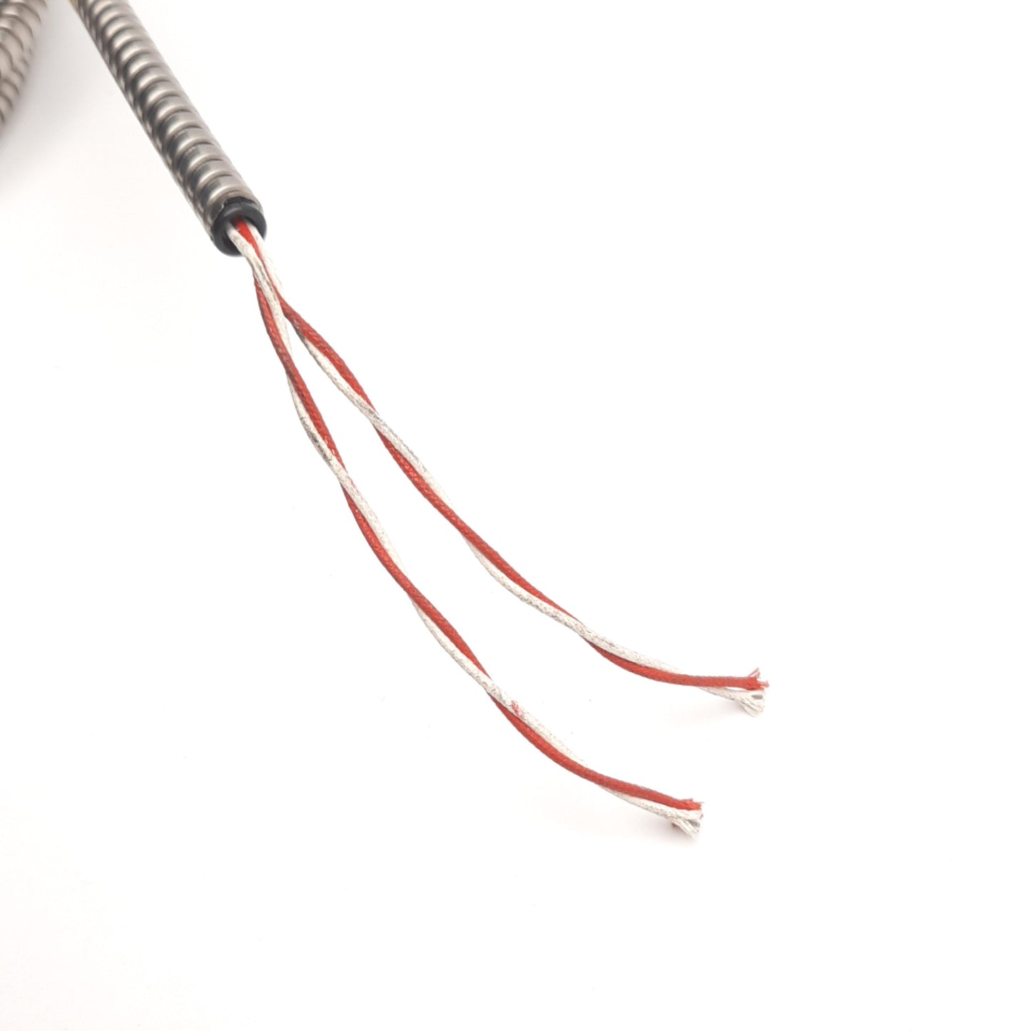 Used Thermocouple Type K, 90 Degree, 0.188" x 16.25" Sheath, Dual Exposed, 7.5Ft Lead