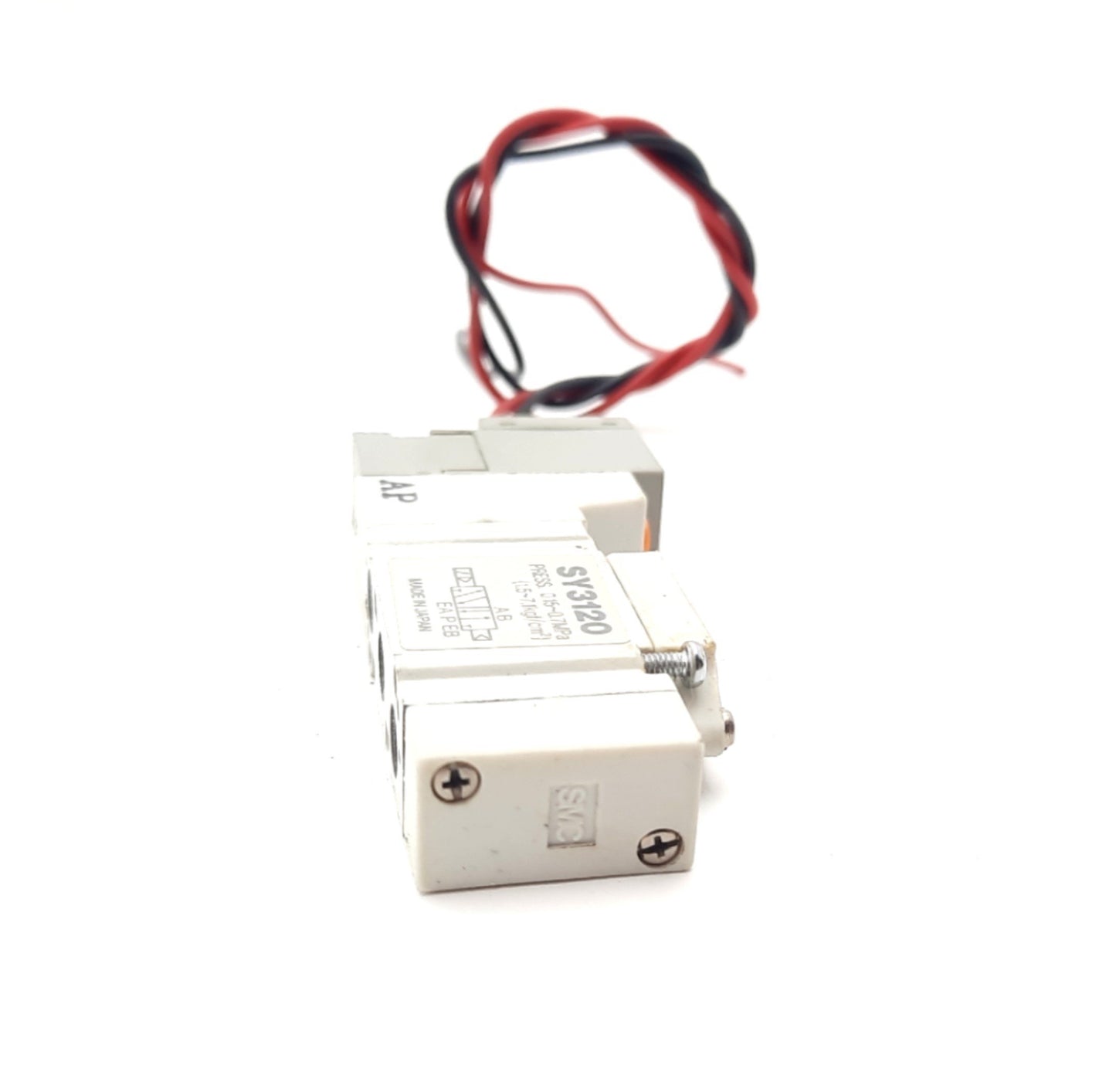 Used Lot of 2 SMC SY3120 Solenoid Valve, 2-Position 5-Port, 24VDC M5x0.8 0.15-0.7MPa