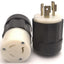 Used Leviton 2351, 2353 Twist Lock Set, 20A, 600VAC, 2-Pole, 3-Wire, WD-6 Nema Rated