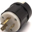 Used Leviton 2351, 2353 Twist Lock Set, 20A, 600VAC, 2-Pole, 3-Wire, WD-6 Nema Rated