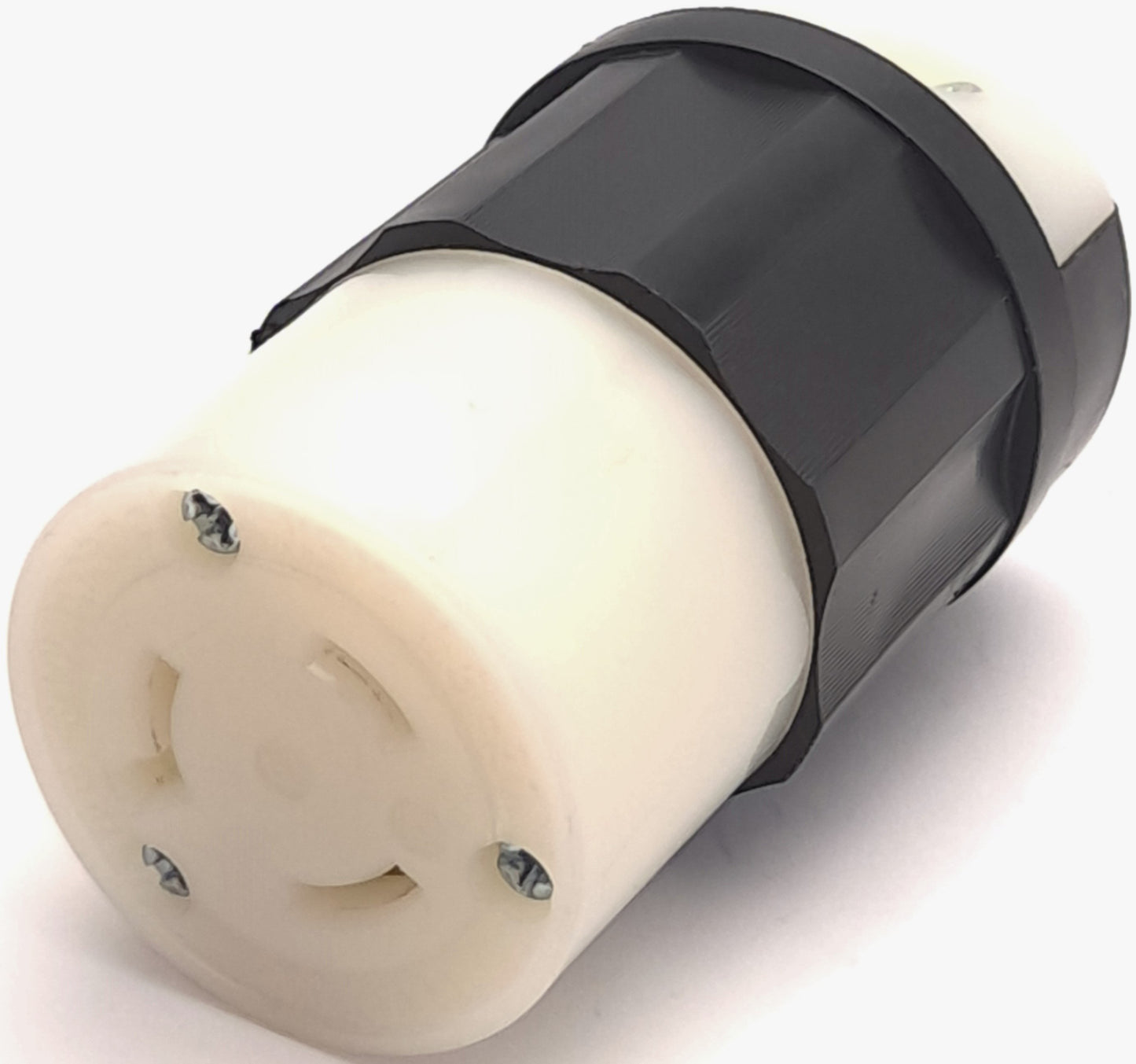 Used Leviton 2351, 2353 Twist Lock Set, 20A, 600VAC, 2-Pole, 3-Wire, WD-6 Nema Rated