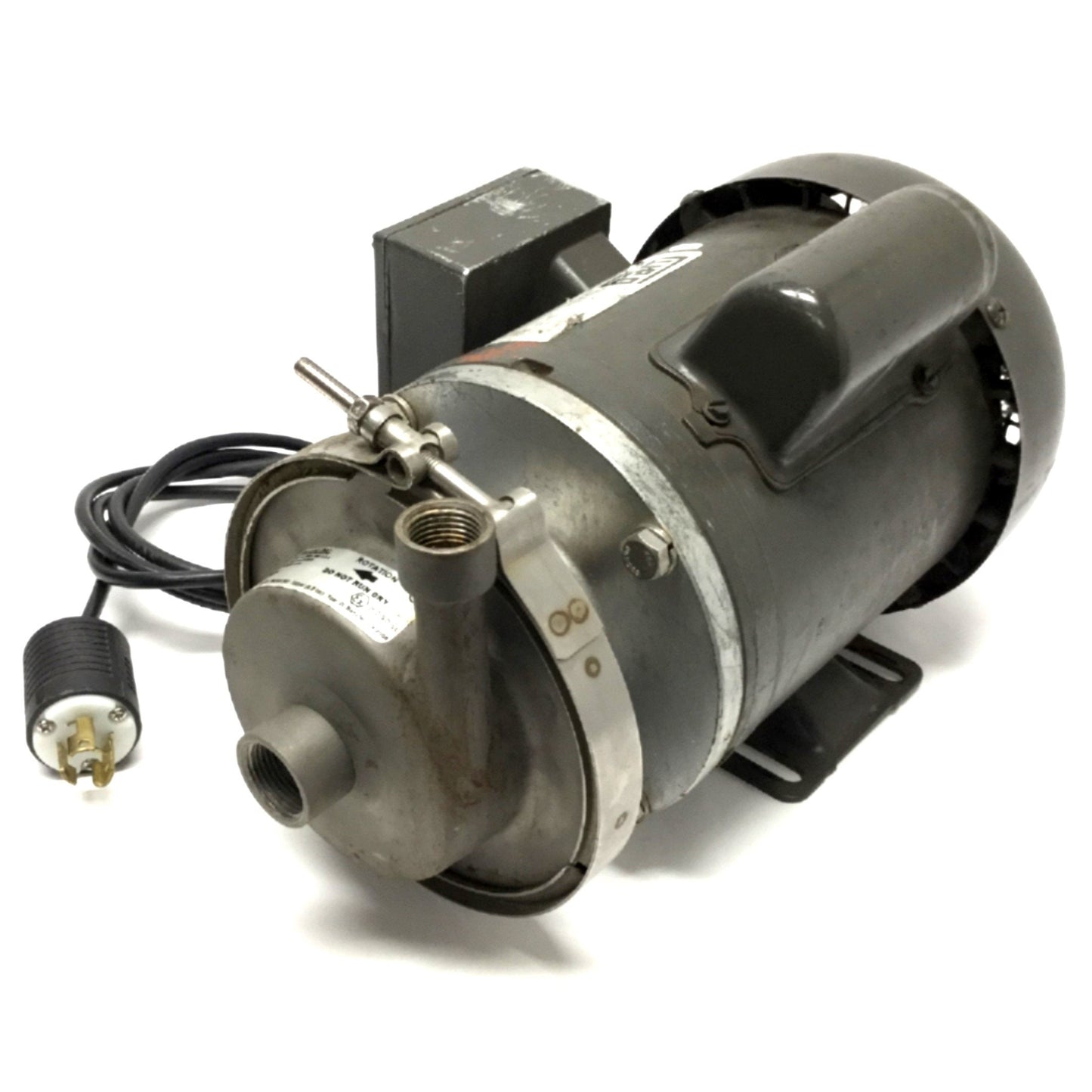 Used Finish Thompson AC4STS1V300B015C05 SS Centrifugal Pump 1/3HP 39GPM 115/230VAC