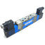 Used Festo MVH-5/3G-1/8-B Solenoid Valve, 1/8"NPT, 40-145PSI, 3-10 Bar, Coil: 24VDC