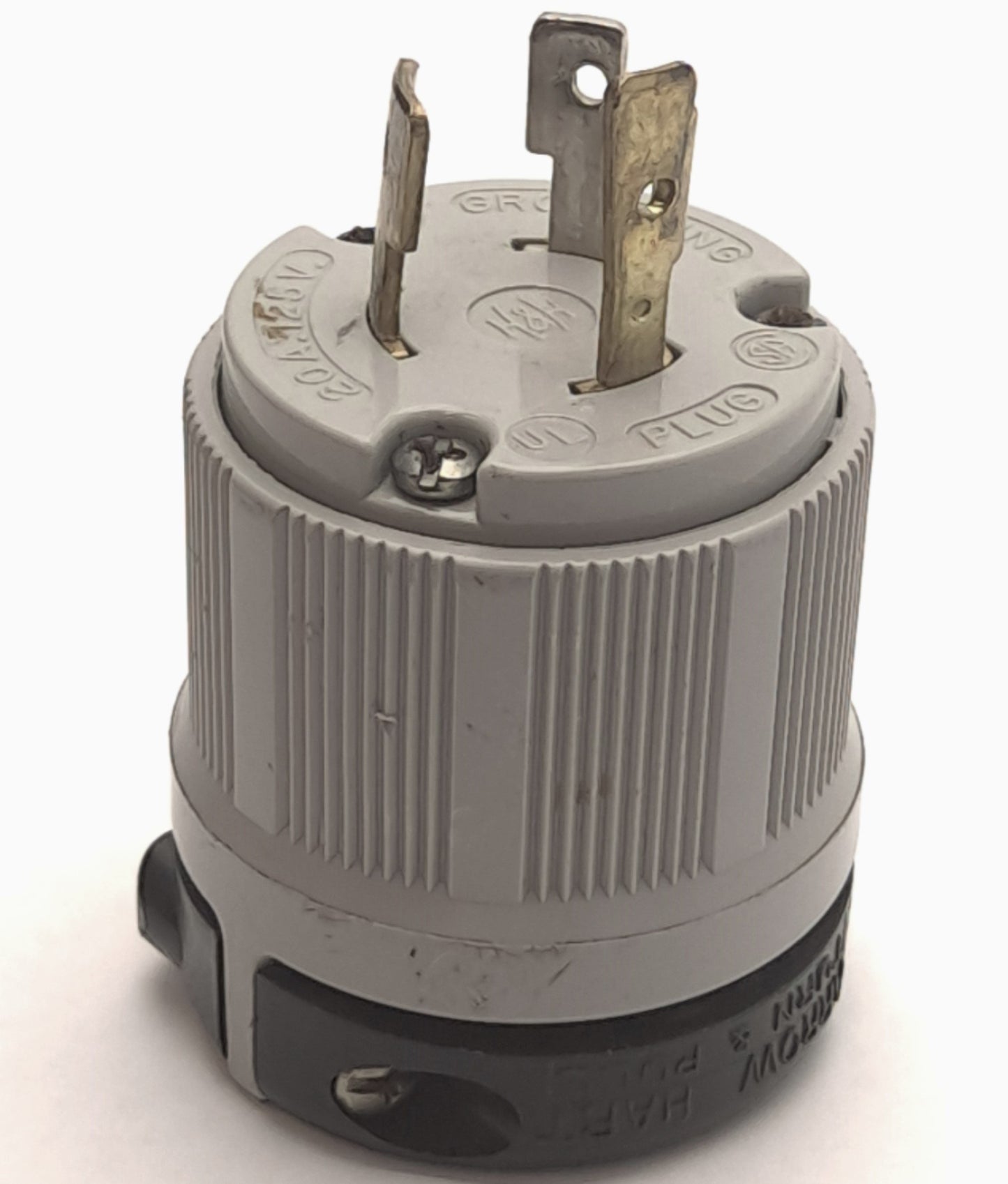 Used Arrow Hart AH6202 Connector Twist-Lock Set, 20A, 125V, 2-Pole, 3-Wire, L5-20