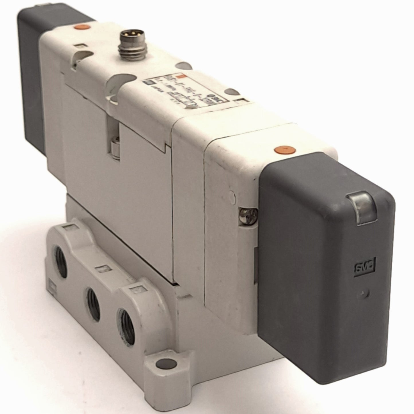 Used SMC EVS1-01-FHG-D-3ZRM0 Solenoid Valve, 24VDC, 1MPa Max, 42mA, M Plug VS7 Series