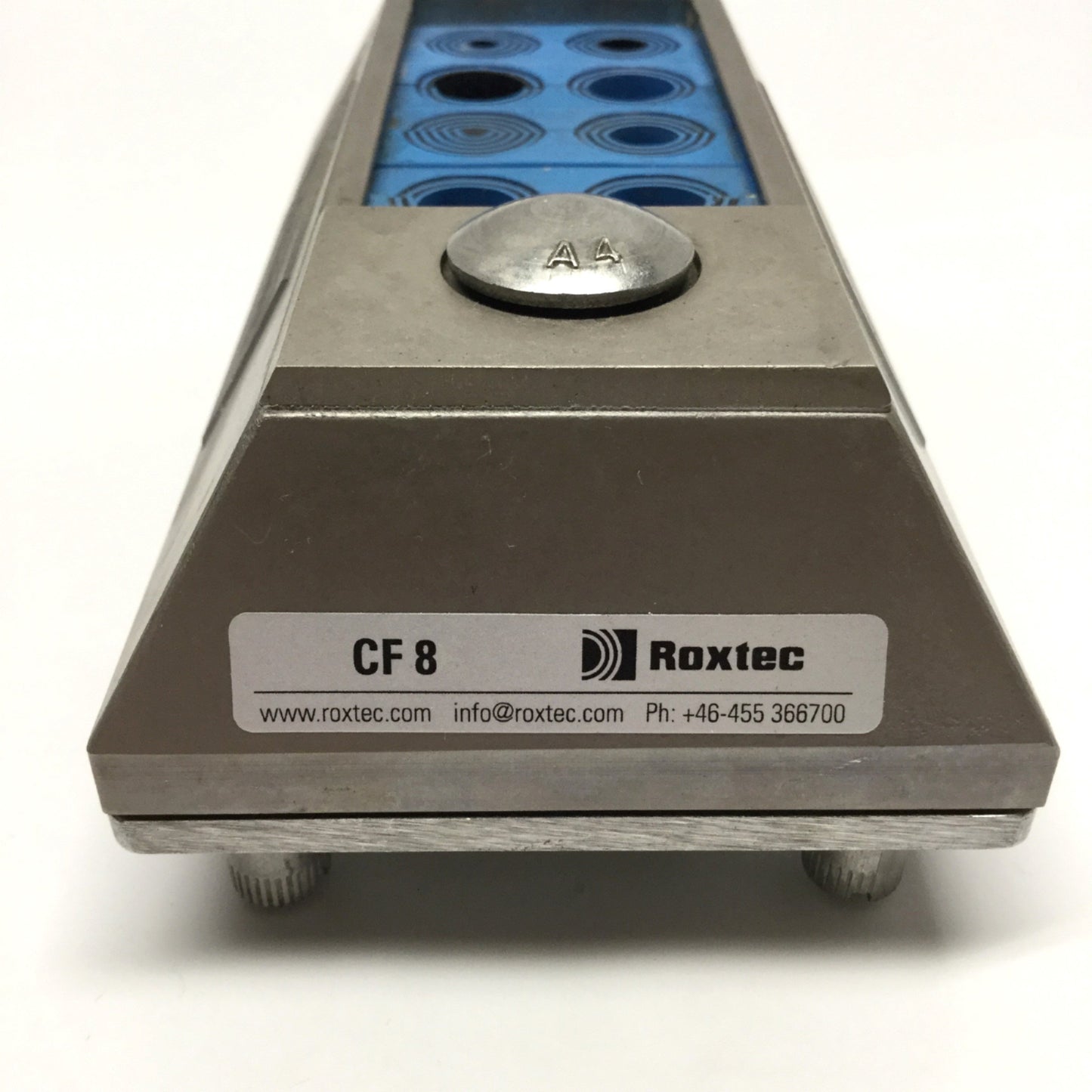 Used Roxtec CF 8 Cable Wire Entry Enclosure Cabinet Seal Frame, 8-Gland, 75x140x59mm