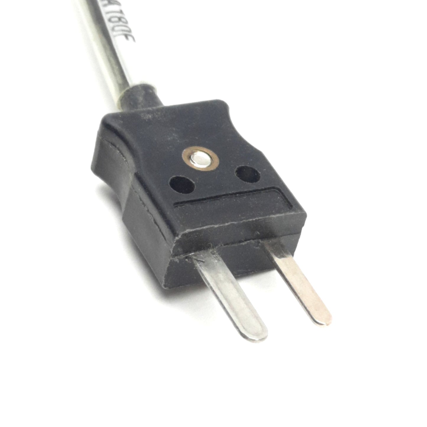 Used Watlow 74XJFGA180F Type J Shim Thermocouple 0.5 x 0.625" Probe, 180" Leads
