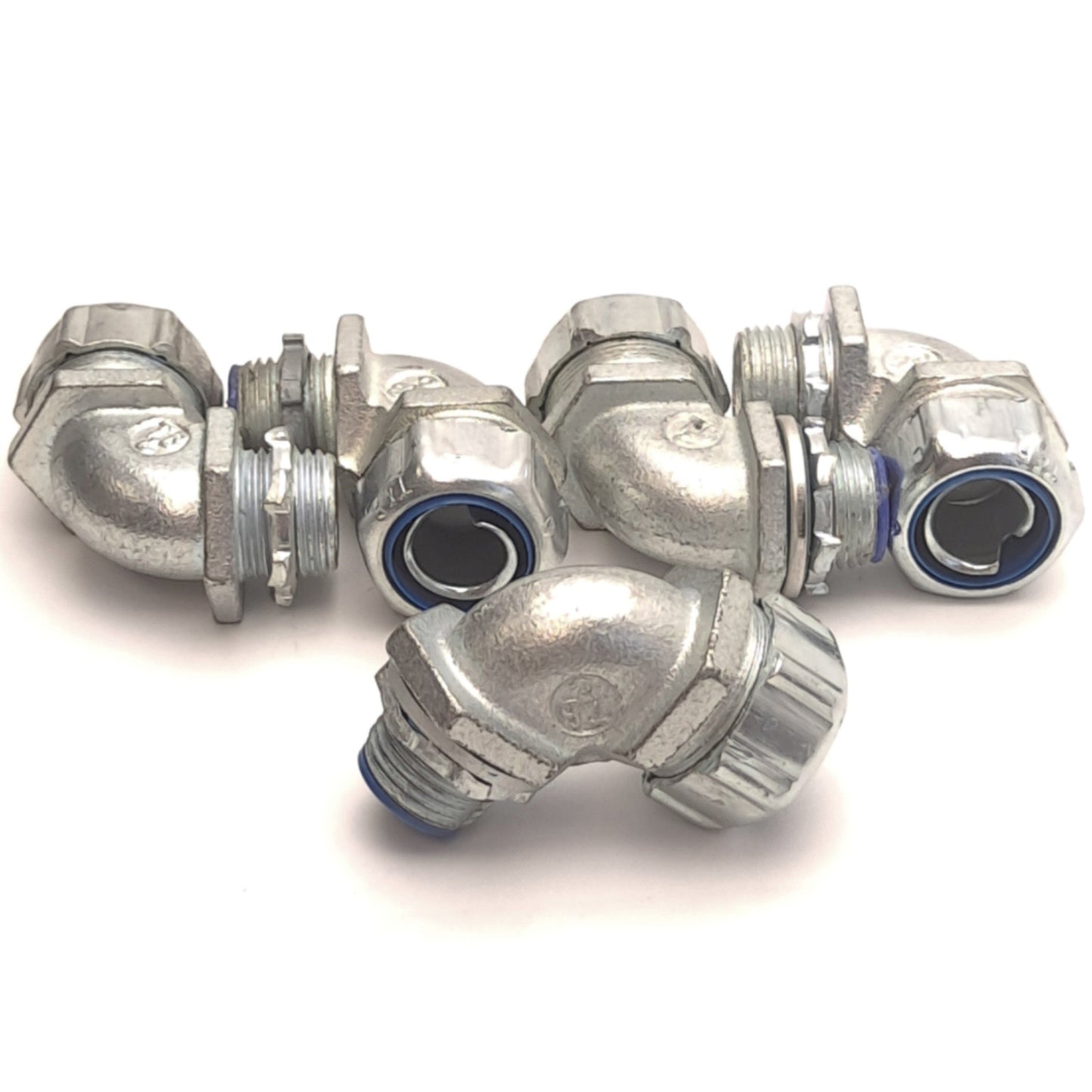 Used Lot of 5 T&B Fittings 4961 Strain Relief Connector For EMT Conduit 1/2" Thread