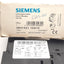 New Siemens 3RV1421-1EA10 Motor Protection Circuit Breaker, 3-Pole, 4A Max, 690VAC