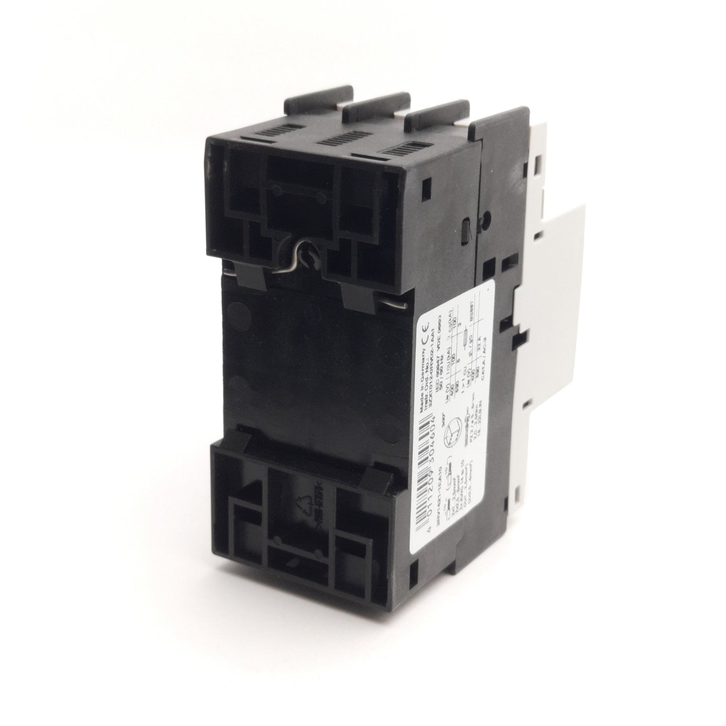 New Siemens 3RV1421-1EA10 Motor Protection Circuit Breaker, 3-Pole, 4A Max, 690VAC