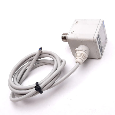 Used SMC ISE40-T1-70L Digital Pressure Switch, -0.1 to 1.0MPa, 12-24VDC, PNP 1/8" NPT