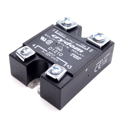 Used Crydom D1210 Solid State Relay, Control: 3-32VDC, Circuit: 120VAC 10A